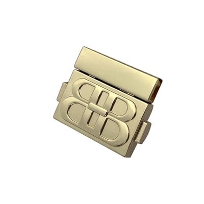 Κλειδαριά τσάντα Push Purse Press Κλειδαριές Τσάντες Χειροτσάντες Διακοσμητικά Αξεσουάρ Υλικού για Πορτοφόλι Εξαρτήματα Τσάντας Ταξιδίου Μεταλλικό Τετράγωνο Σύμφωνα Κλειδαριά