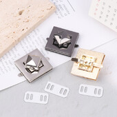 3,0 cm štvorcový tvar spony otočný zámok otočný zámok pre DIY ženy taška kabelka cez rameno kabelka hardvér batožina tašky príslušenstvo