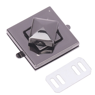 3,0 cm štvorcový tvar spony otočný zámok otočný zámok pre DIY ženy taška kabelka cez rameno kabelka hardvér batožina tašky príslušenstvo