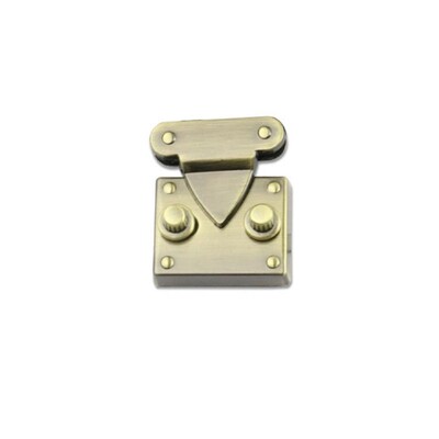 Fém tartós kapocs, forgatható zár, négyzet alakú, csavaros zár barkácsoláshoz kézitáska táska táska táska poggyász hardver zárható táska alkatrészei kiegészítők