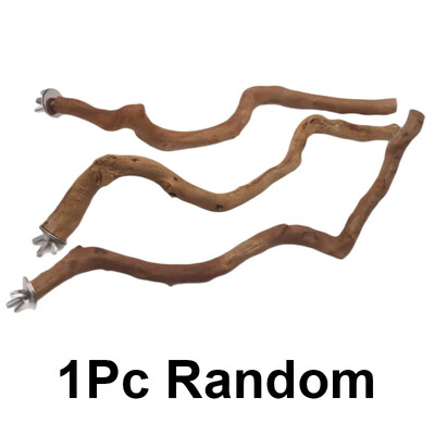 Természetes papagáj sügér Madárállvány Fa bot Mancs Köszörülő Villa Papagáj Hegymászó Madár Álló Ágak Játékok Madárketrec Kiegészítők