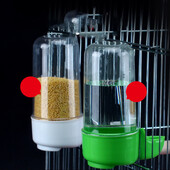 200 ml-es madáretető nagy kapacitású, cseppálló vízadagoló automata etetőtálak ketreces madártartozékok papagáj papagájokhoz