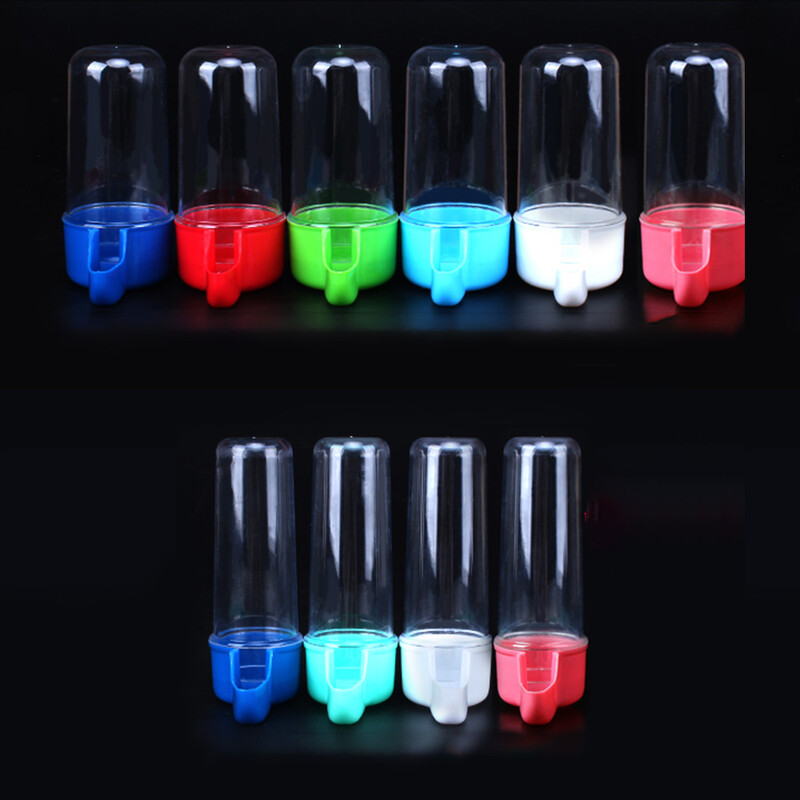 200 ml-es madáretető nagy kapacitású, cseppálló vízadagoló automata etetőtálak ketreces madártartozékok papagáj papagájokhoz