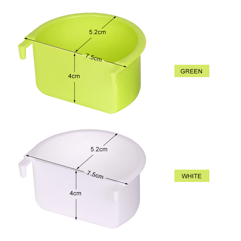 2/1 darabos madáretető edény Könnyen felszerelhető madárketreces etetőtál kisállatoknak Budgie Papagáj papagájok Lovebirds