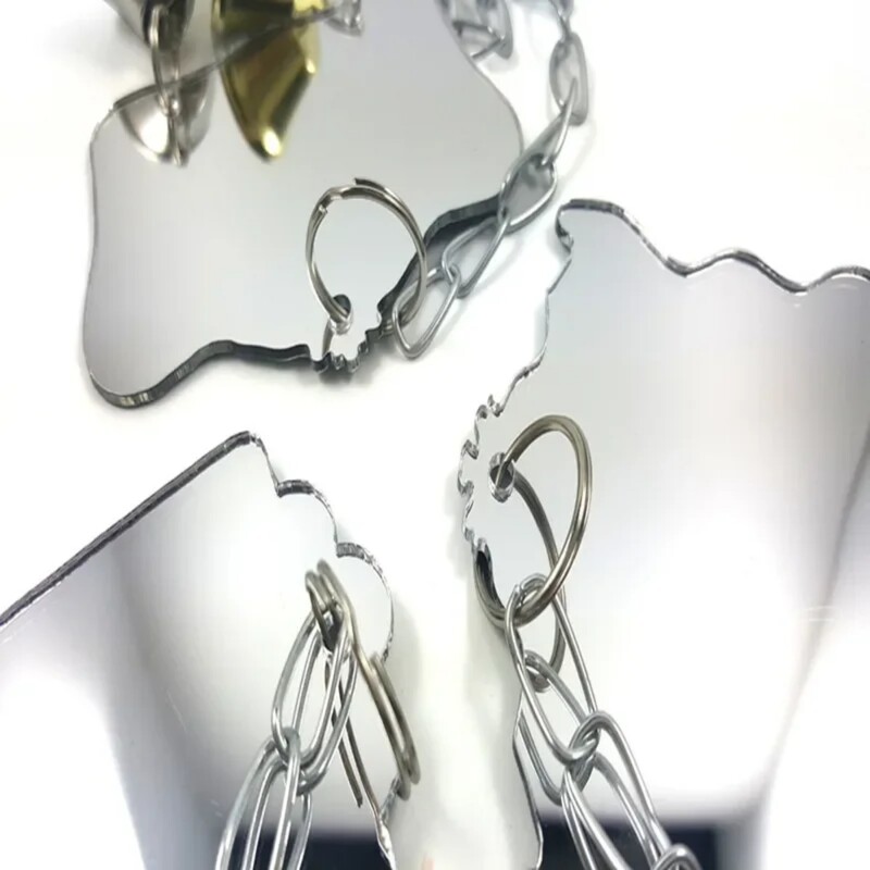 1 db kisállatjáték tükör Szórakoztató játék kakaspapagájoknak kis madarak papagájok kisállat papagájok mászás kültéri beltéri függő kisállat kellékek