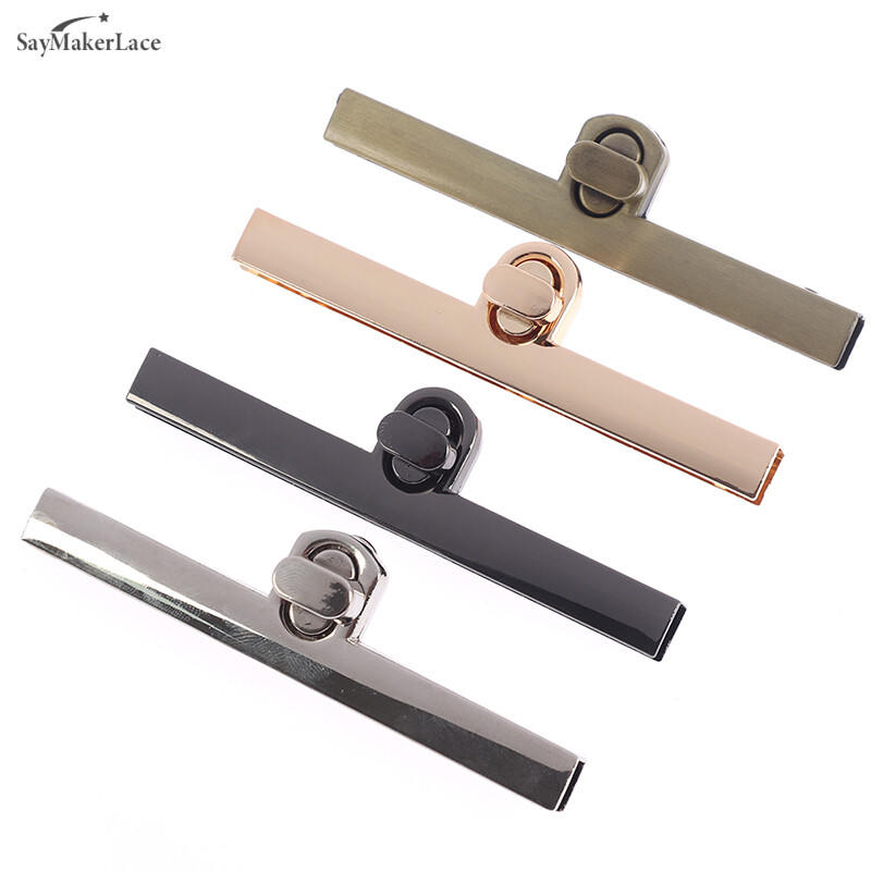 Krepšys senovinis metalinis užsegimas, pasukamas spynos pasukamas mygtukas, skirtas „pasidaryk pats“ rankinei.