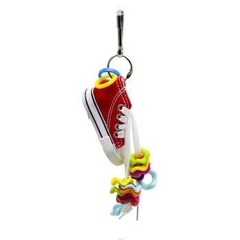 Parrot Claw Toy Bird Toy Mini Canvas Shoe Acrylic Wave Canvas Canvas Claw Foot Grab Hand Pet Bird διακόσμηση Διακόσμηση εξωτερικού χώρου