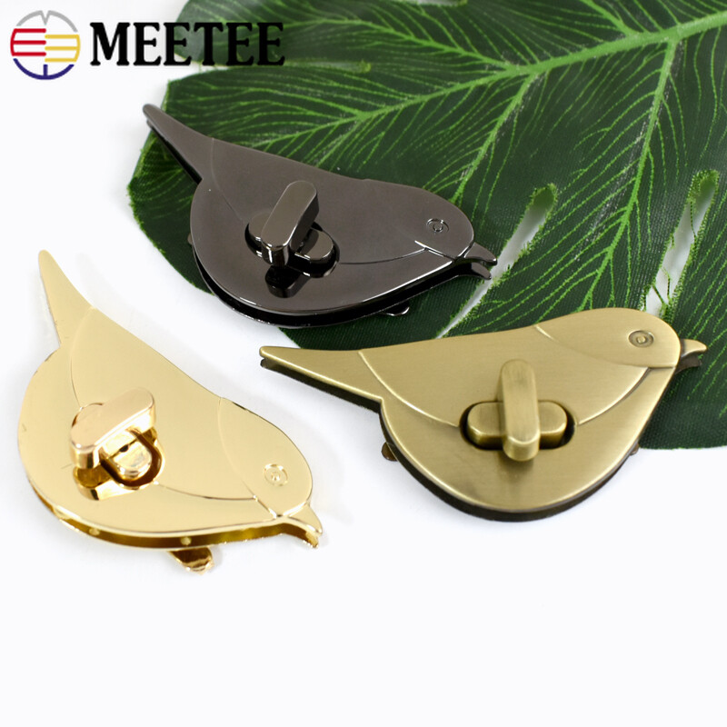 Meetee 1-5 ks 31*70 mm otočné kovové pracky na kabelku, peňaženku, vták, dekoračnú sponu na tašky, zatváranie, západku, remeselný hardvér, príslušenstvo