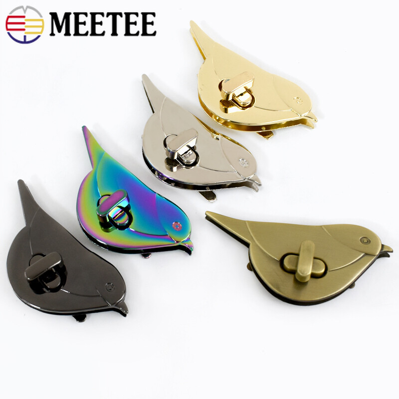 Meetee 1-5 ks 31*70 mm otočné kovové pracky na kabelku, peňaženku, vták, dekoračnú sponu na tašky, zatváranie, západku, remeselný hardvér, príslušenstvo