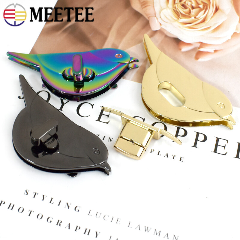 Meetee 1-5 ks 31*70 mm otočné kovové pracky na kabelku, peňaženku, vták, dekoračnú sponu na tašky, zatváranie, západku, remeselný hardvér, príslušenstvo