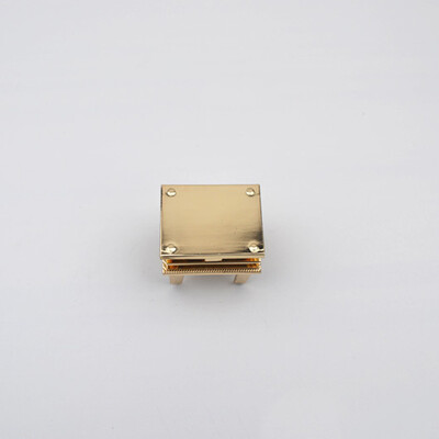 1 vnt Metalinis krepšys, pasukamas užraktas, užsegamas užsegimas, stačiakampis, skirtas odiniam rankdarbiui, rankinė, rankinė, rankinė, piniginė, „pasidaryk pats“ aparatūra