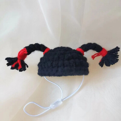 Papūgos papūgos kačiukas Bijūnų papūga paukščių kepurė naminių gyvūnėlių vilnos nėrimo megzti maži plaukų apdangalai, galvos apdangalai, apdangalai, paukščiai, žaislai