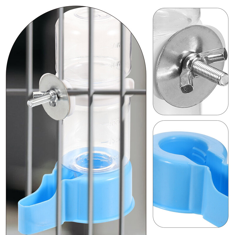 Adăpator de păsări Hrănitoare pentru colibri Cușcă Apa Papagali Distribuitor automat pentru Accesorii de băut Adăpator din plastic