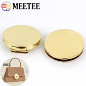 1/2 db Női táska zár csat fém csatos kézitáska zárás csavaros, elfordítható zárak pattintható kapcsok pénztárca láthatatlan kapcsos csatok Kiegészítők