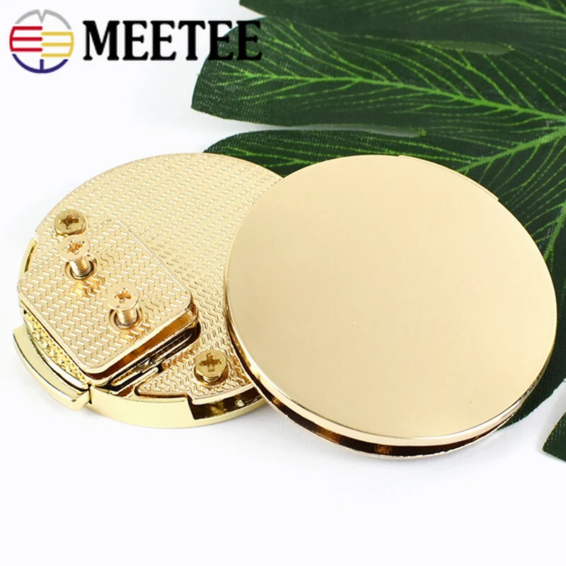 1/2 db Női táska zár csat fém csatos kézitáska zárás csavaros, elfordítható zárak pattintható kapcsok pénztárca láthatatlan kapcsos csatok Kiegészítők