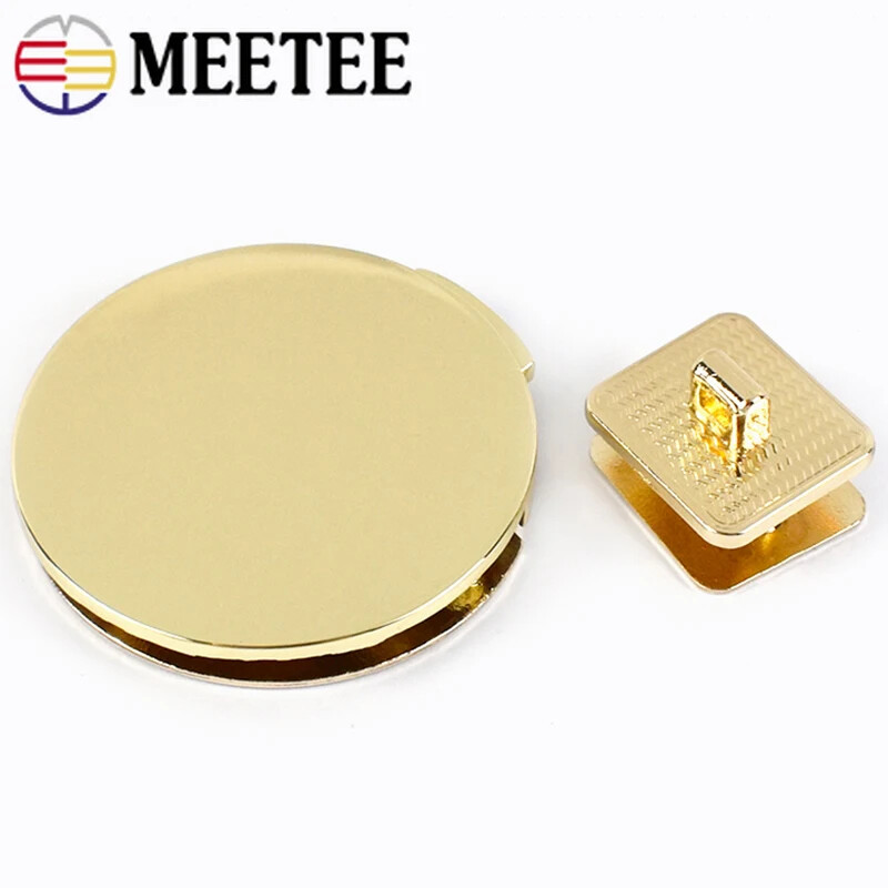 1/2 db Női táska zár csat fém csatos kézitáska zárás csavaros, elfordítható zárak pattintható kapcsok pénztárca láthatatlan kapcsos csatok Kiegészítők