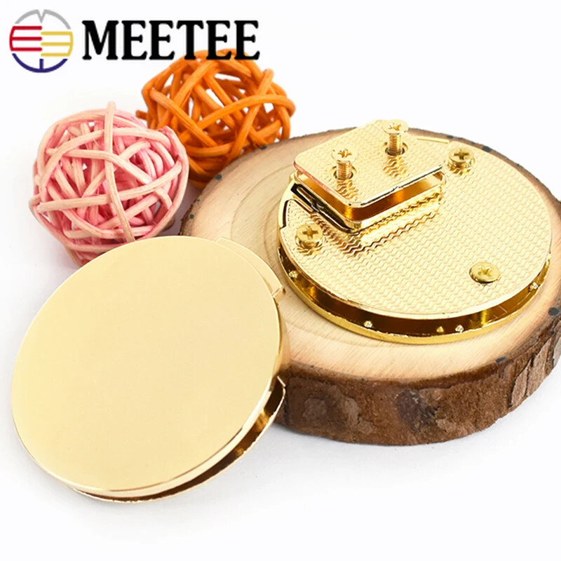 1/2 db Női táska zár csat fém csatos kézitáska zárás csavaros, elfordítható zárak pattintható kapcsok pénztárca láthatatlan kapcsos csatok Kiegészítők