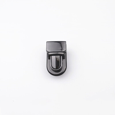 1db Fém tartós csatos nyelvzár Nyomós zár barkács kézitáska táska táska táska csomagtartó hardver záró táska alkatrészei tartozékok