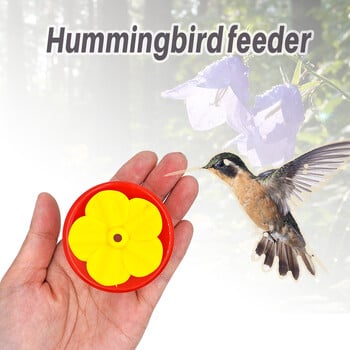 Flower Hummingbird Ring Feeders For Outdoors Bird Feeders Garden Backyard Pet Bird Feeders Yard Bird Drinking Supplies 1Pc