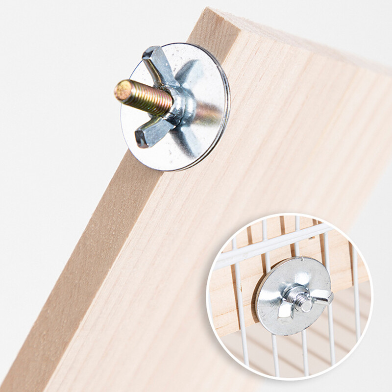 Suport din lemn Platformă Jucării pentru păsări Animale de companie Suport pentru papagali Bibani pentru hamster Accesorii pentru colivie pentru gerbili Soareci Jucării din lemn