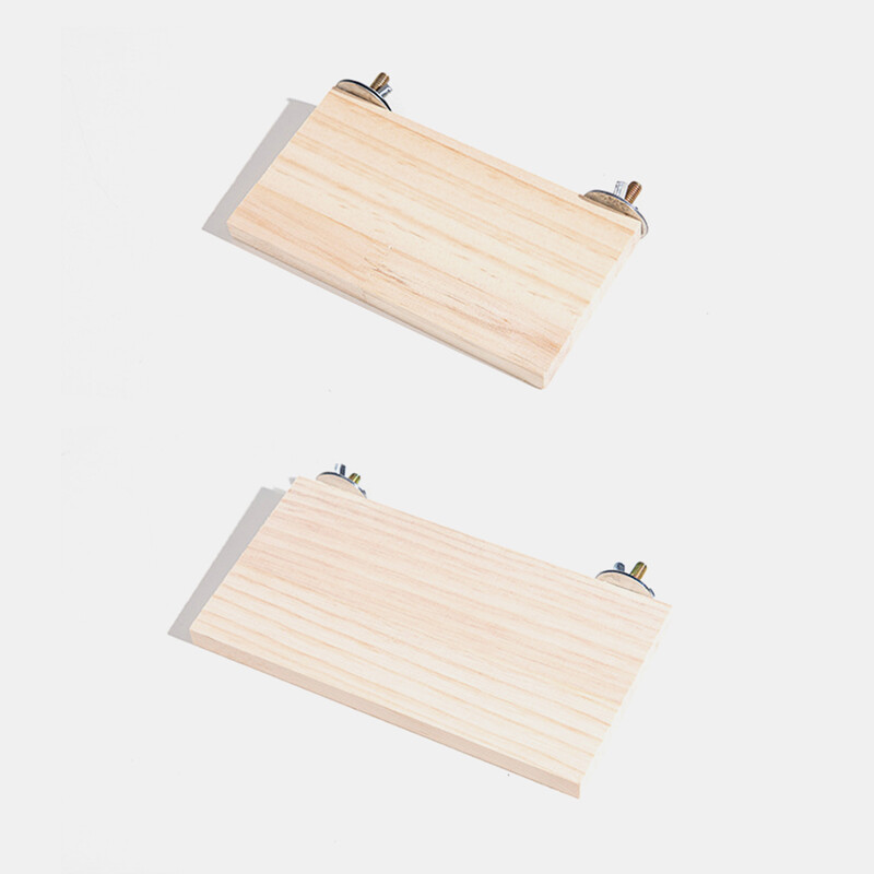 Suport din lemn Platformă Jucării pentru păsări Animale de companie Suport pentru papagali Bibani pentru hamster Accesorii pentru colivie pentru gerbili Soareci Jucării din lemn