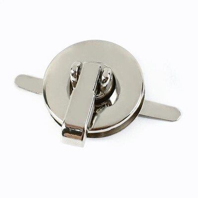 5db kerek fém forgatható zárak pattintható kézitáskákhoz Női táska csavarható zárak kapcsok záródás barkácstáskák hardver kiegészítők