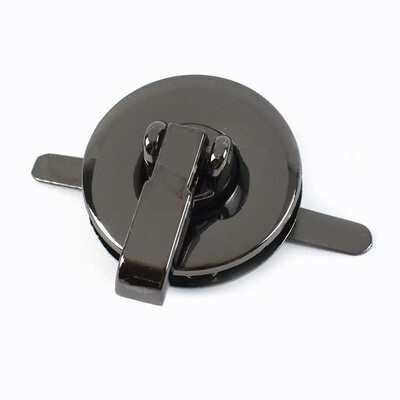 5db kerek fém forgatható zárak pattintható kézitáskákhoz Női táska csavarható zárak kapcsok záródás barkácstáskák hardver kiegészítők