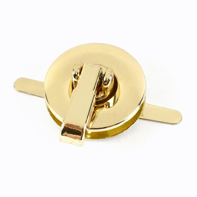 5db kerek fém forgatható zárak pattintható kézitáskákhoz Női táska csavarható zárak kapcsok záródás barkácstáskák hardver kiegészítők