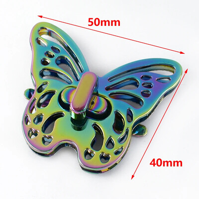 1-5db Meetee 49*40mm fém táska zár csat kézitáska dekoráció Forgatható zárak pénztárca bepattintható retesz Cserélje ki a tartozékokat