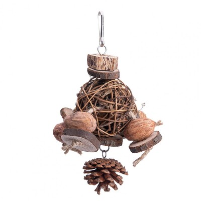 Jucărie practică pentru papagal Slefuit dinți Jucărie pentru păsări pentru animale de companie Manopera fină, rezistent la mușcături