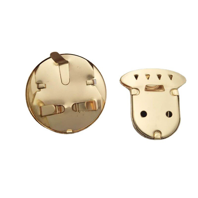 5 vnt pečių krepšys, pasukamas užraktas, metalinis užsegamas krepšio priedai, rankinės užsegami užsegimai „pasidaryk pats“ užsegamas užraktas piniginėms, 46*46 mm