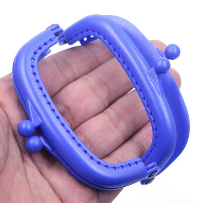 10 ks 8,5 cm Candy Arc živicový plastový rám na kabelku s otvorom Kiss Clasp Lock DIY šijacie tašky príslušenstvo