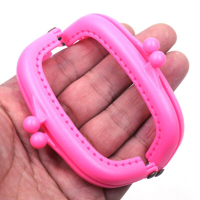 10 ks 8,5 cm Candy Arc živicový plastový rám na kabelku s otvorom Kiss Clasp Lock DIY šijacie tašky príslušenstvo