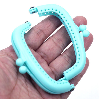 10 ks 8,5 cm Candy Arc živicový plastový rám na kabelku s otvorom Kiss Clasp Lock DIY šijacie tašky príslušenstvo