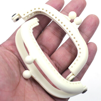 10 ks 8,5 cm Candy Arc živicový plastový rám na kabelku s otvorom Kiss Clasp Lock DIY šijacie tašky príslušenstvo