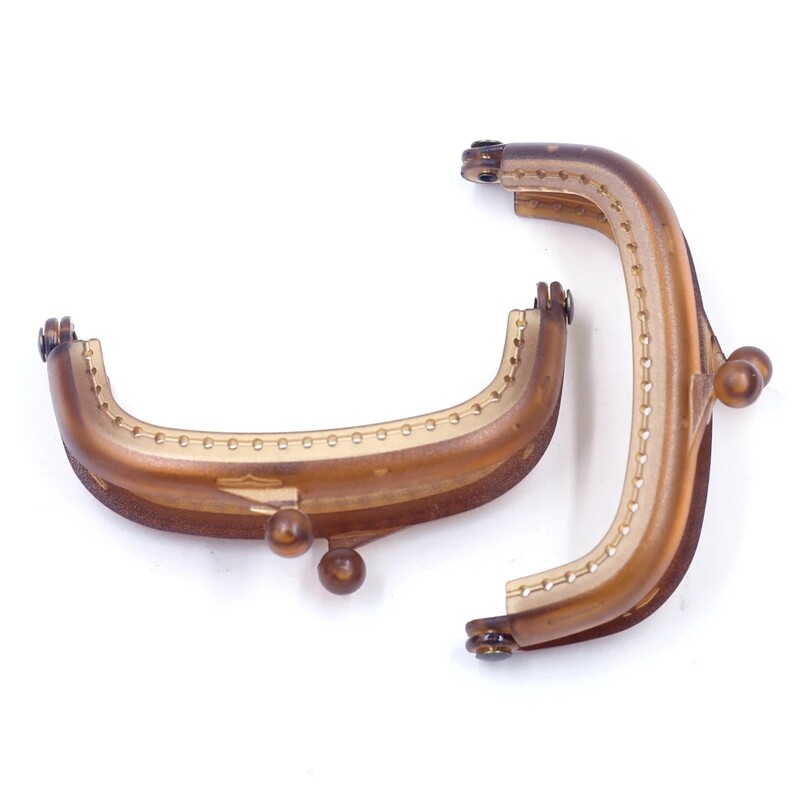 10 ks 8,5 cm Candy Arc živicový plastový rám na kabelku s otvorom Kiss Clasp Lock DIY šijacie tašky príslušenstvo