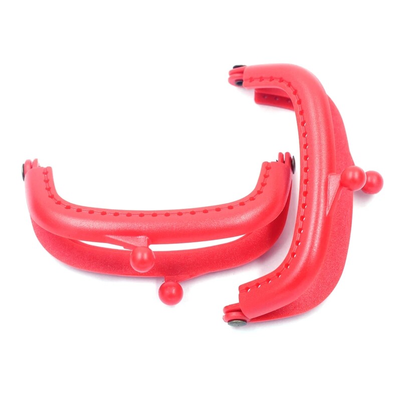 10 ks 8,5 cm Candy Arc živicový plastový rám na kabelku s otvorom Kiss Clasp Lock DIY šijacie tašky príslušenstvo