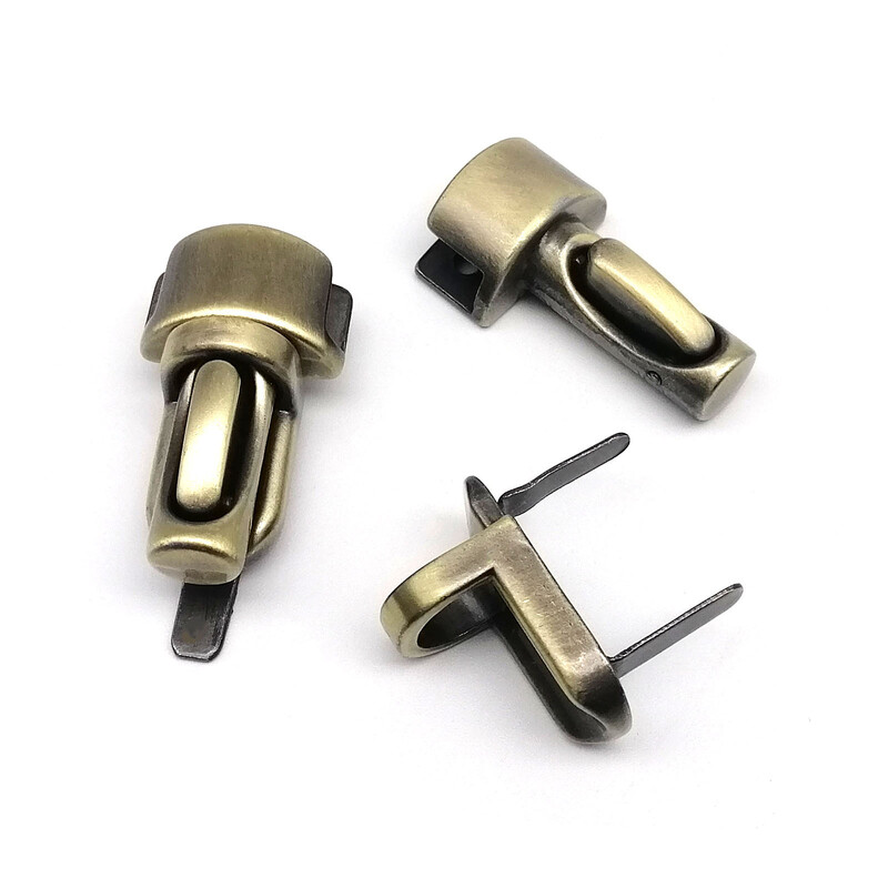 Aukštos kokybės stulpelio užsegimo užraktas, užsegimas, užsegamos sagties tvirtinimo detalės, skirtos odiniam pečių krepšiui, rankinės, piniginės taisymas, „pasidaryk pats“