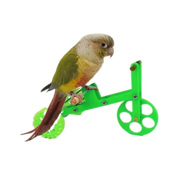 Funny Parrot Bike Παιχνίδι Πουλιά Εκπαίδευση Προμήθειες Παιχνιδιού Εκπαιδευτικά διαδραστικά στηρίγματα για Parakeet Cockatiel Conure Lovebird