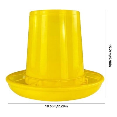 Kis csirkeetető Csirkeetető nagy kapacitású, hulladékmentes csirkeetető Automata csirke-adagoló piknik asztali etető