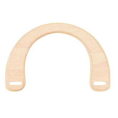 Mânere din lemn detașabile în formă de U Curea pentru geantă de umăr Geantă de mână Cutie cadou Mânere de înlocuire 18,5 cm Poșetă DIY Accesorii pentru bagaje