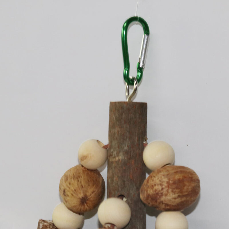 Jucării pentru păsări cu conuri de pin Oasele de sepie Lemn de fag Nuci Jucărie de mestecat pentru dentiție pentru papagali, perusi, calopsiți, provizii pentru păsări dragoste