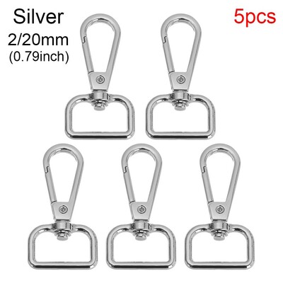 5 bucăți Hardware DIY Breloc Piese Piese Accesorii Guler Inel Split Carabinier Snap Genți Curea Catarame Cârlig Închizătoare homar
