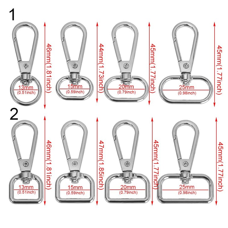 5 bucăți Hardware DIY Breloc Piese Piese Accesorii Guler Inel Split Carabinier Snap Genți Curea Catarame Cârlig Închizătoare homar