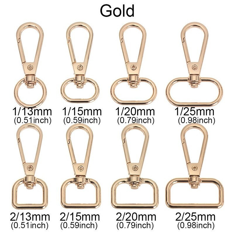 5 bucăți Hardware DIY Breloc Piese Piese Accesorii Guler Inel Split Carabinier Snap Genți Curea Catarame Cârlig Închizătoare homar