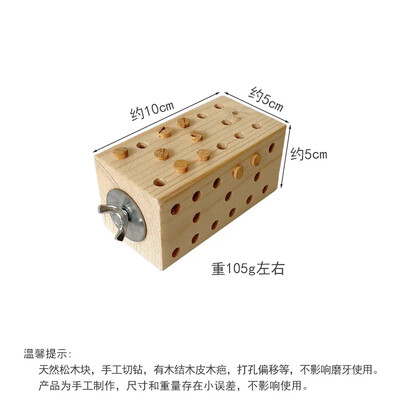 Papūgos paukščių kramtymo žaislas Papūgos narvelio žaislai Natūralaus medžio krūminis kabantis žaislas banguotoms papūgoms Papūgos paukščių dresavimui stovintys žaislai reikmenys
