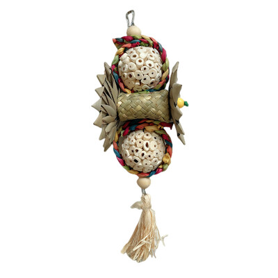 Papagájjátékok Madárrágó Táplálékszerző játékok egyetlen növényi szárral és gyökerekkel Ketrec tartozékok Fogcsikorgatás Rejtvény rágójátékok