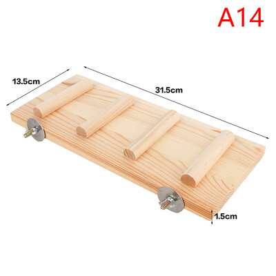 Papagáj hörcsög állvány tábla Fa sügér állvány konzol játék hörcsög ág sügér madárketrec játék ketrec állvány tábla madárkellékek