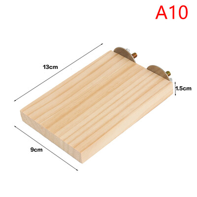 Papagáj hörcsög állvány tábla Fa sügér állvány konzol játék hörcsög ág sügér madárketrec játék ketrec állvány tábla madárkellékek