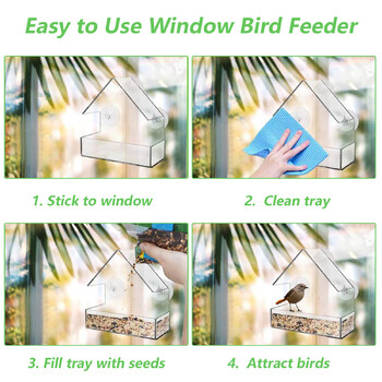 Bird Feeder Foot Feeding Tool Outdoor Bird Feeder Hanging Nut Feeding Multiple Hole Dispenser Δοχείο τροφής